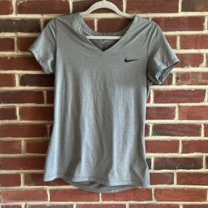 Nike Women’s Dri-fit Gray Athletic Shirt